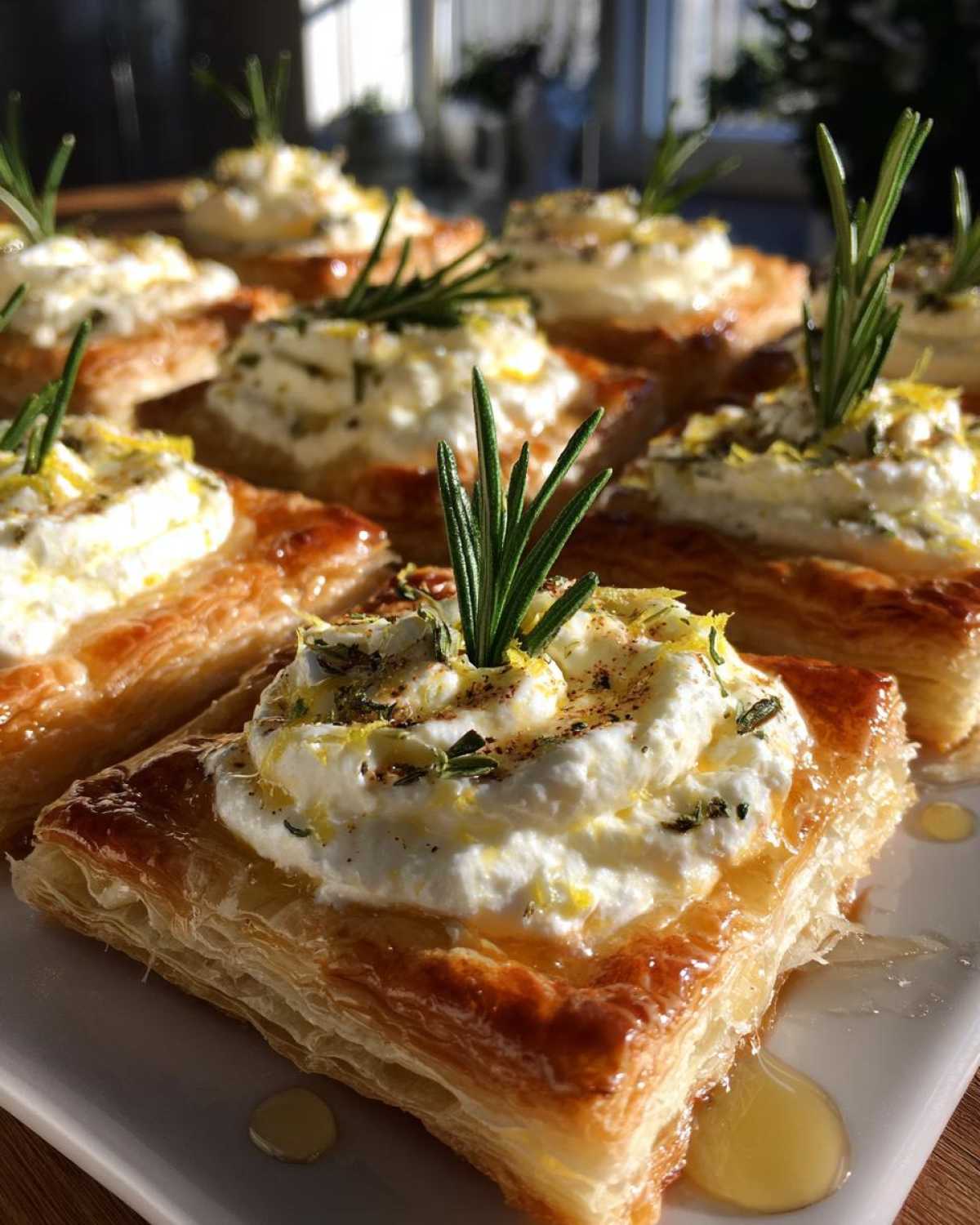 Rosemary Goat Cheese Tart - detail 3