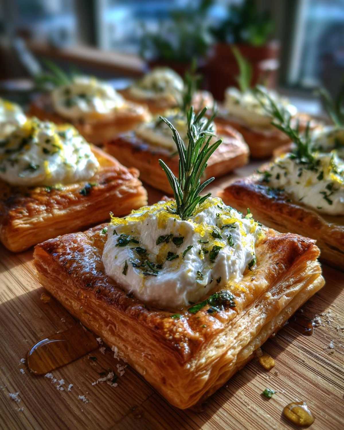 Rosemary Goat Cheese Tart - detail 4