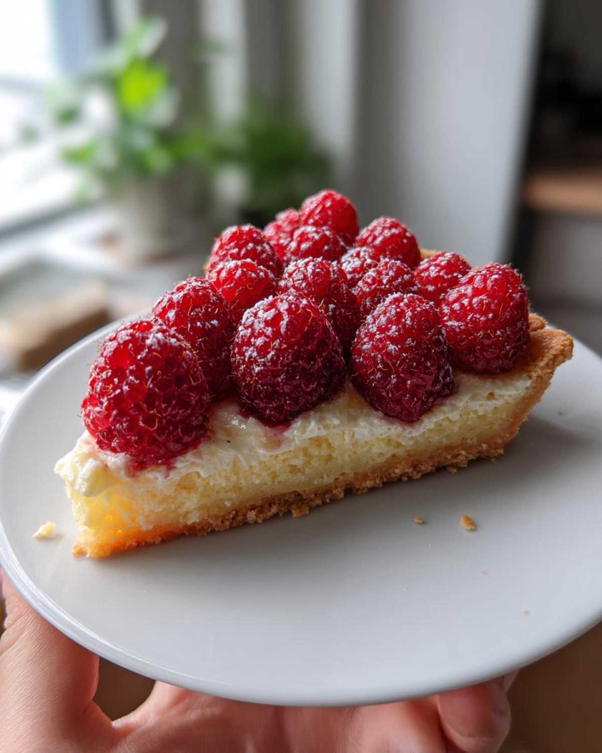 Rosewater Raspberry Tart - detail 1