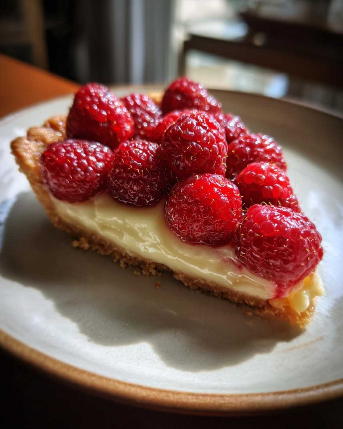 Rosewater Raspberry Tart - detail 3