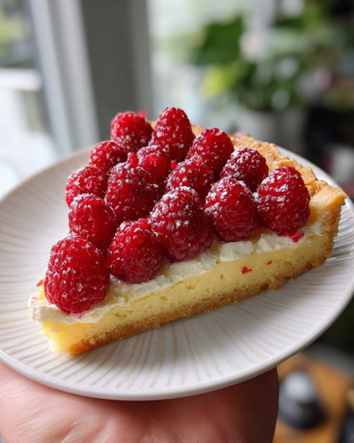 Rosewater Raspberry Tart - detail 4