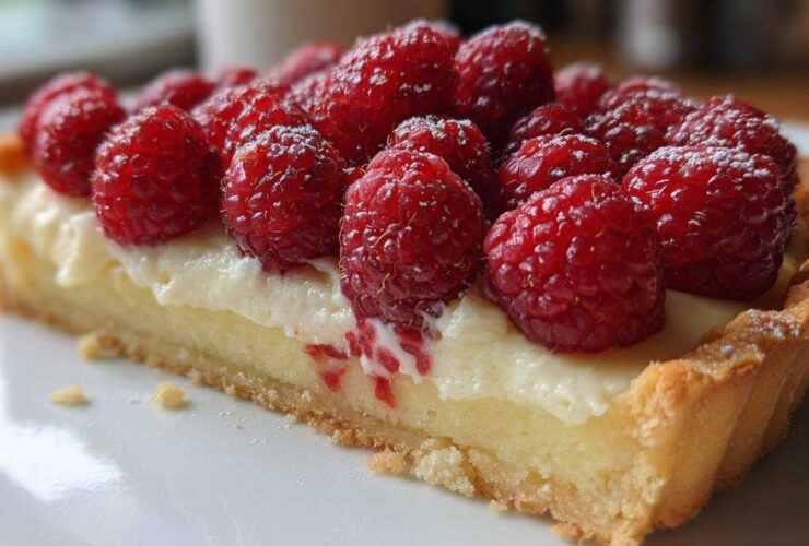 Rosewater Raspberry Tart
