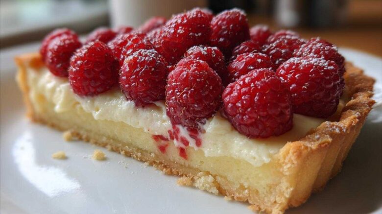 Rosewater Raspberry Tart