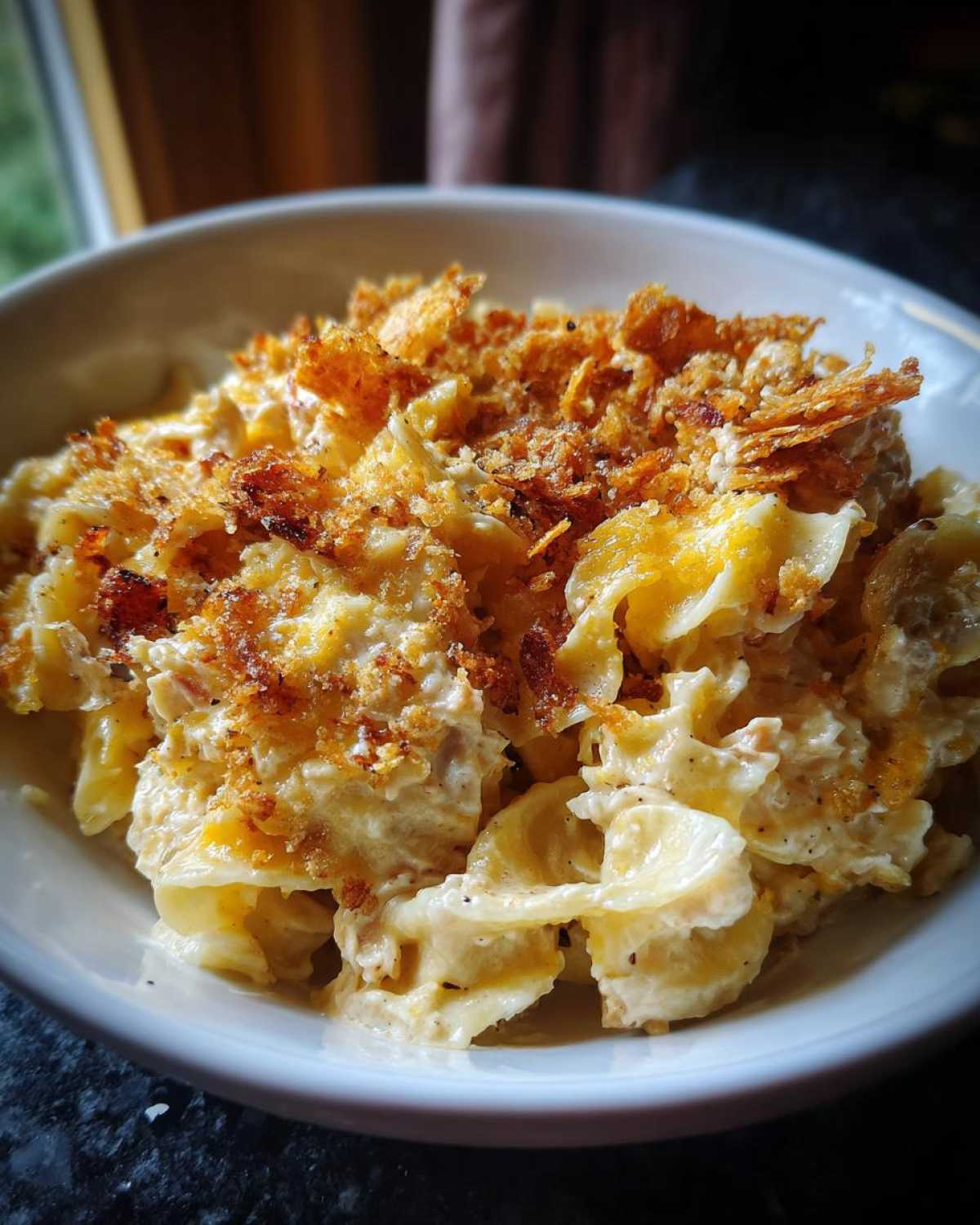 Slow cooker tuna noodle casserole - detail 1