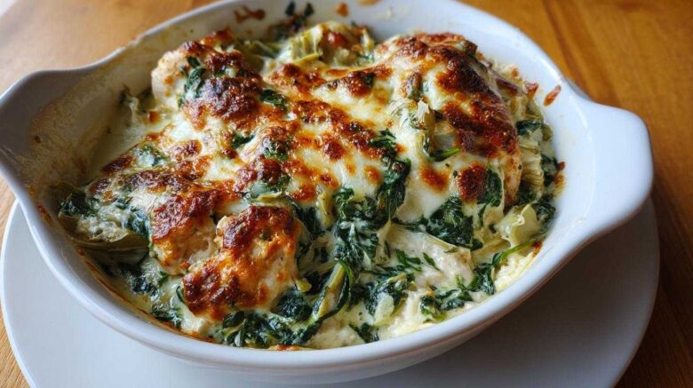 Spinach Artichoke Chicken
