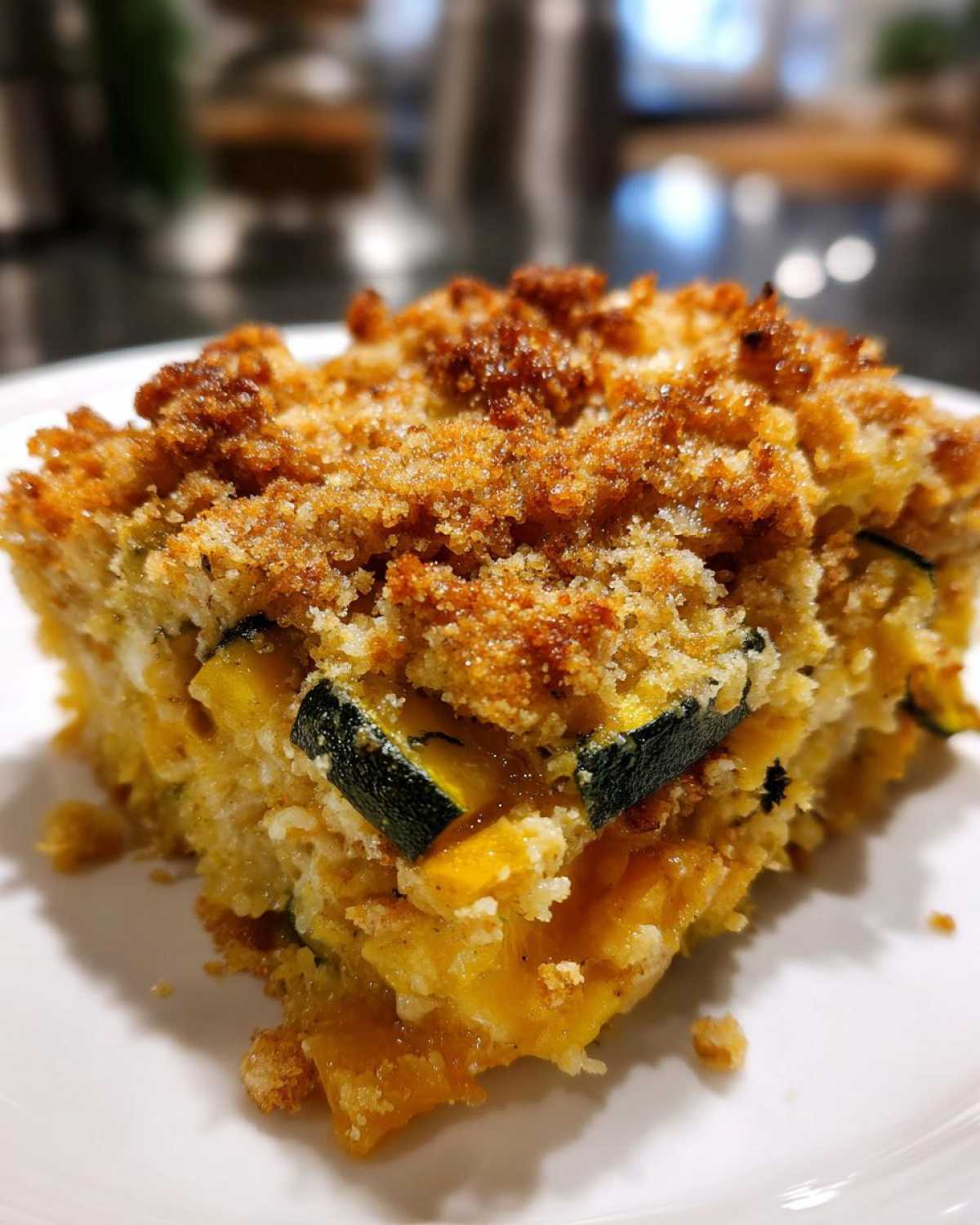 Summer squash casserole - detail 4