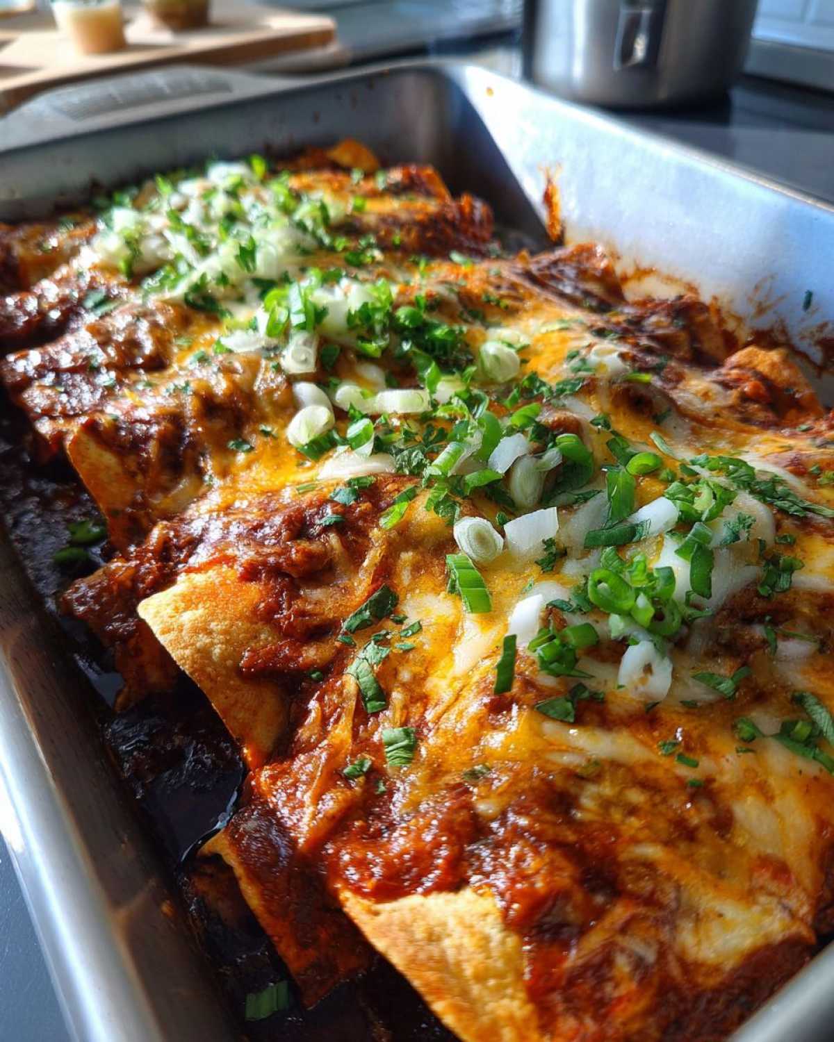 Sweet Potato & Black Bean Enchiladas - detail 1