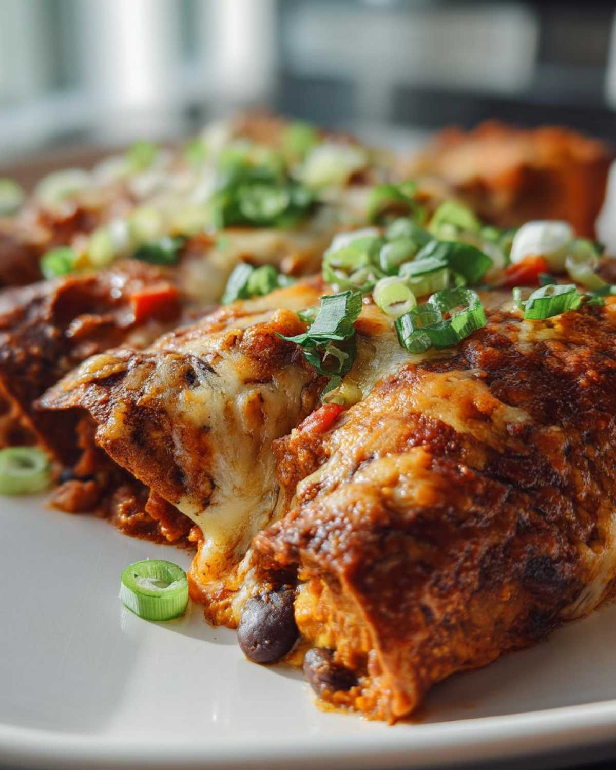 Sweet Potato & Black Bean Enchiladas - detail 2