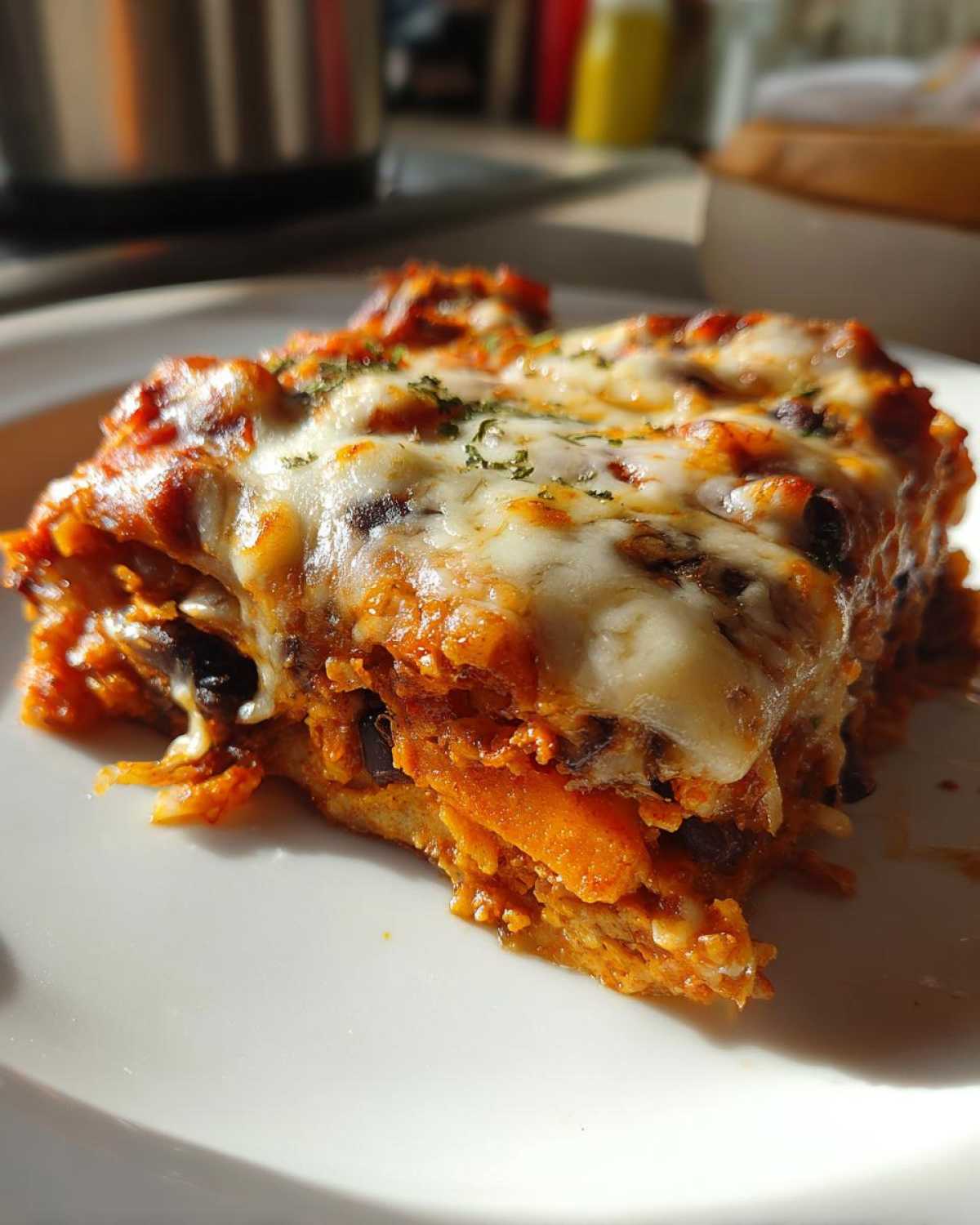Sweet Potato & Black Bean Enchiladas - detail 3