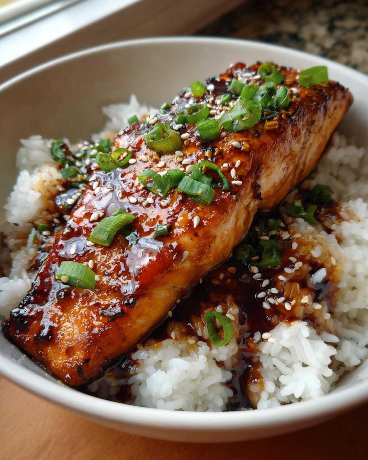 Teriyaki Salmon Bowl - detail 1
