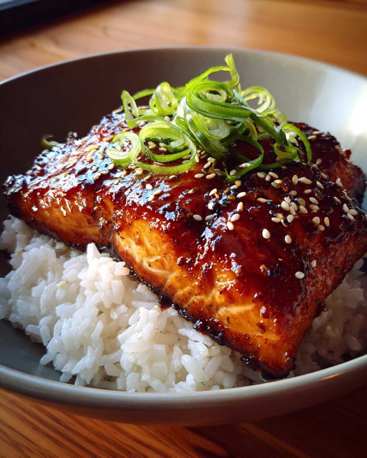 Teriyaki Salmon Bowl - detail 2