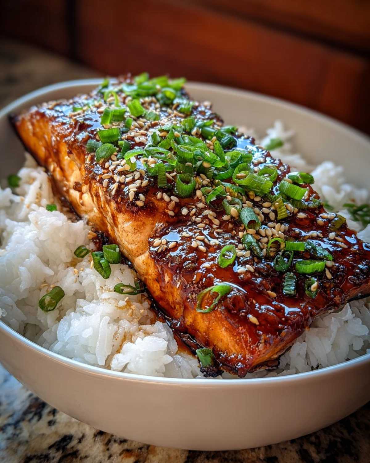 Teriyaki Salmon Bowl - detail 3