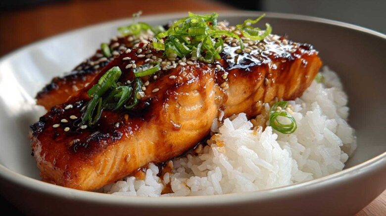 Teriyaki Salmon Bowl