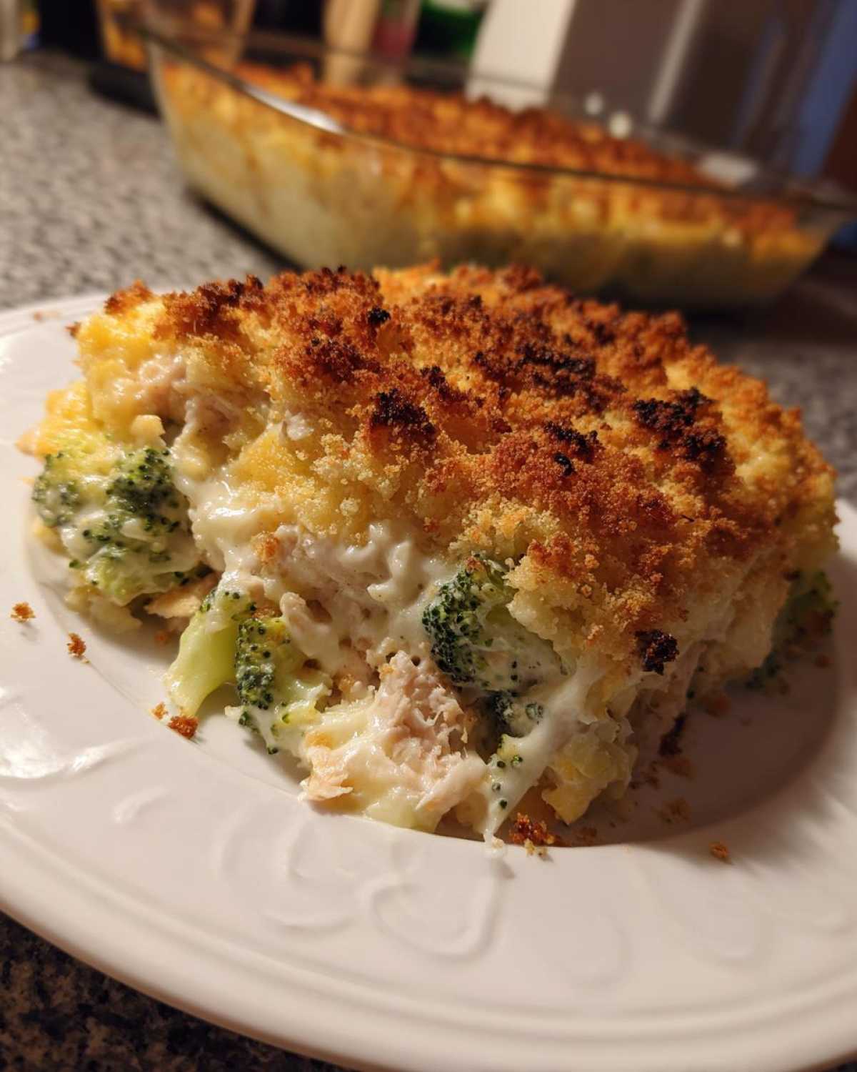 Tuna and broccoli casserole - detail 1