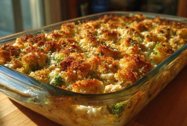 Tuna and broccoli casserole