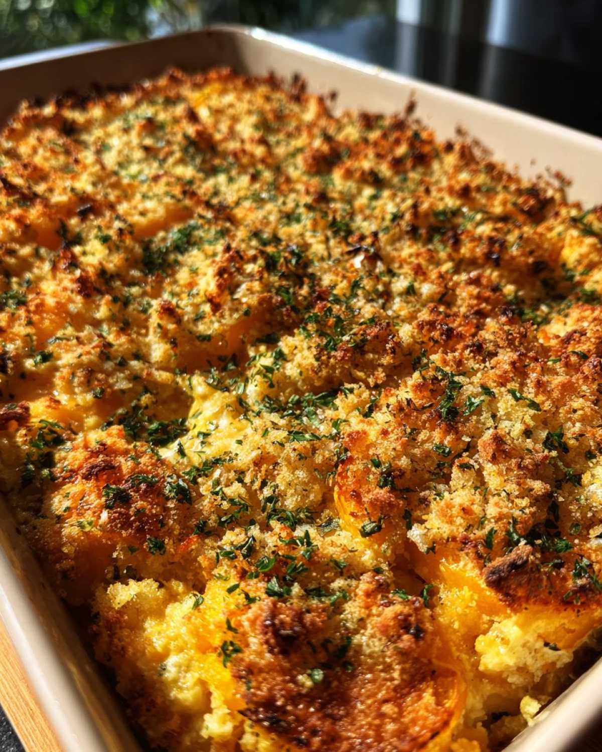 Twice-baked squash casserole - detail 1