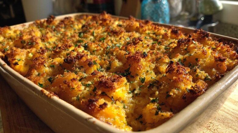 Twice-baked squash casserole