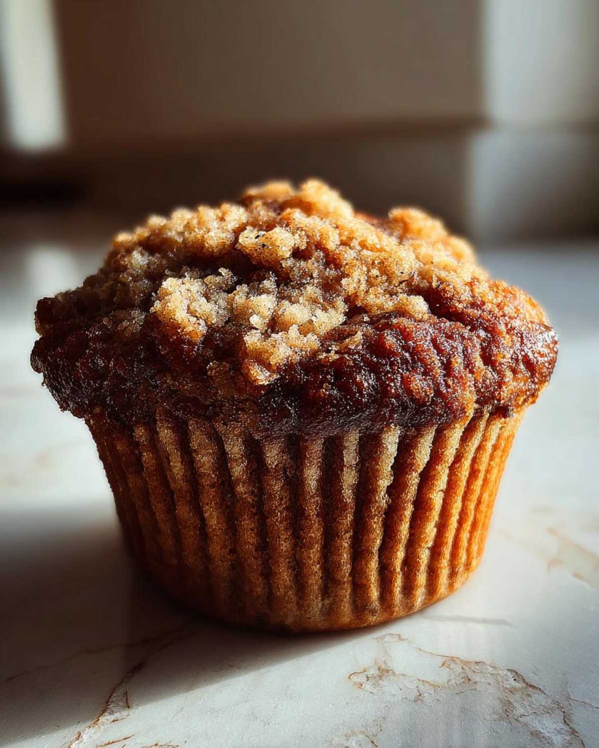 Vegan banana muffins - detail 1