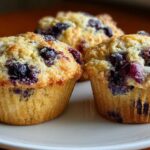 Vegan blueberry muffins
