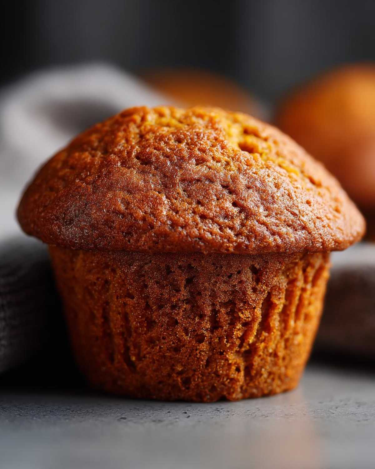 Vegan pumpkin muffins - detail 2