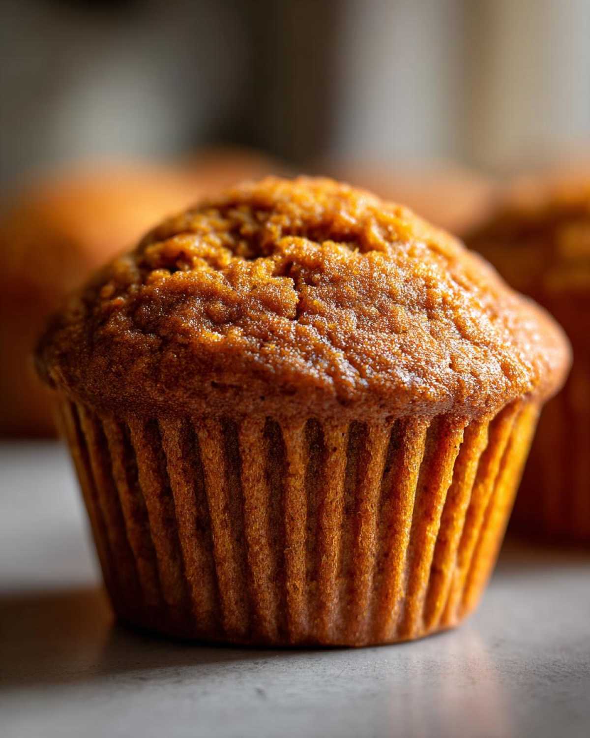 Vegan pumpkin muffins - detail 4