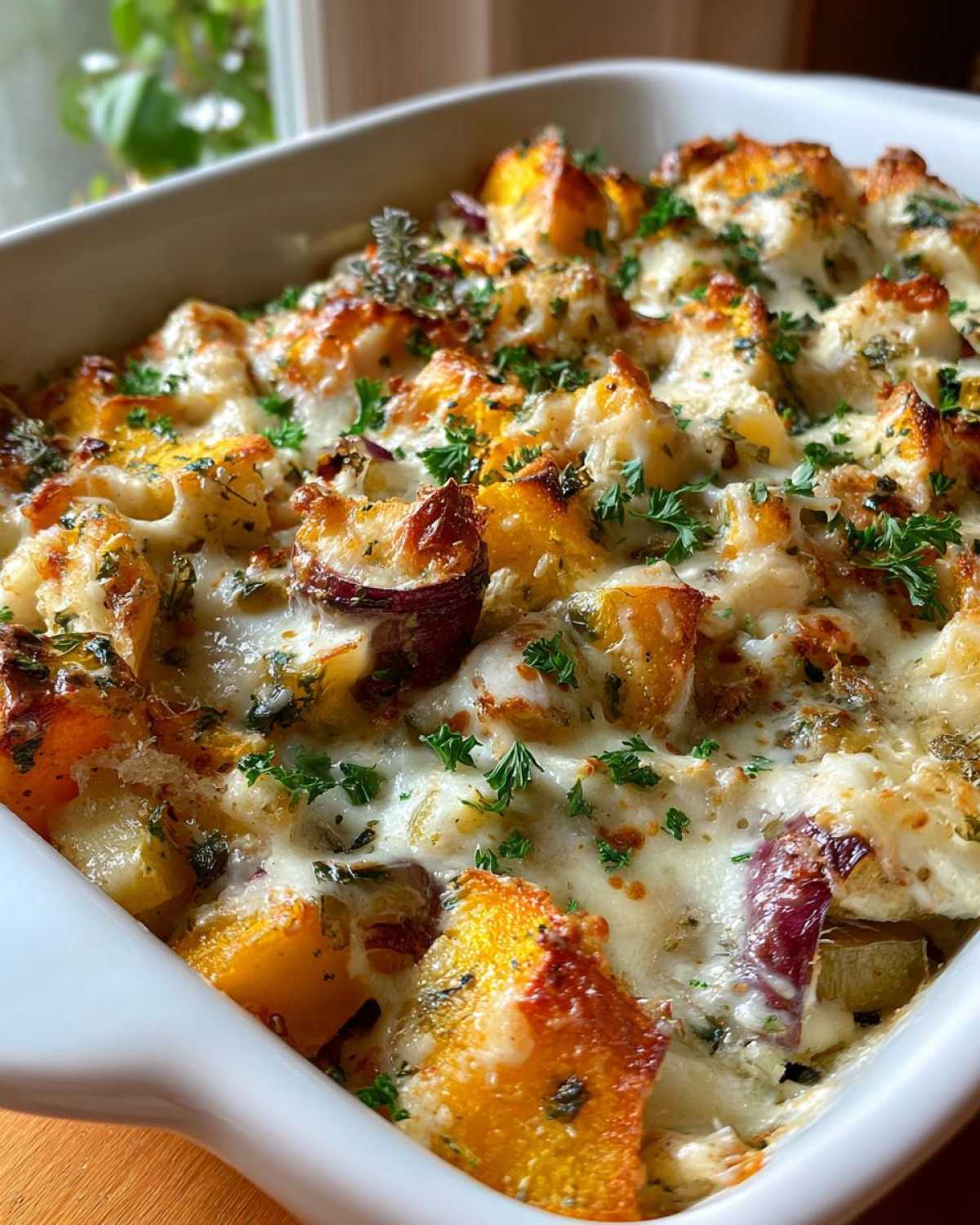 Winter squash casserole - detail 1