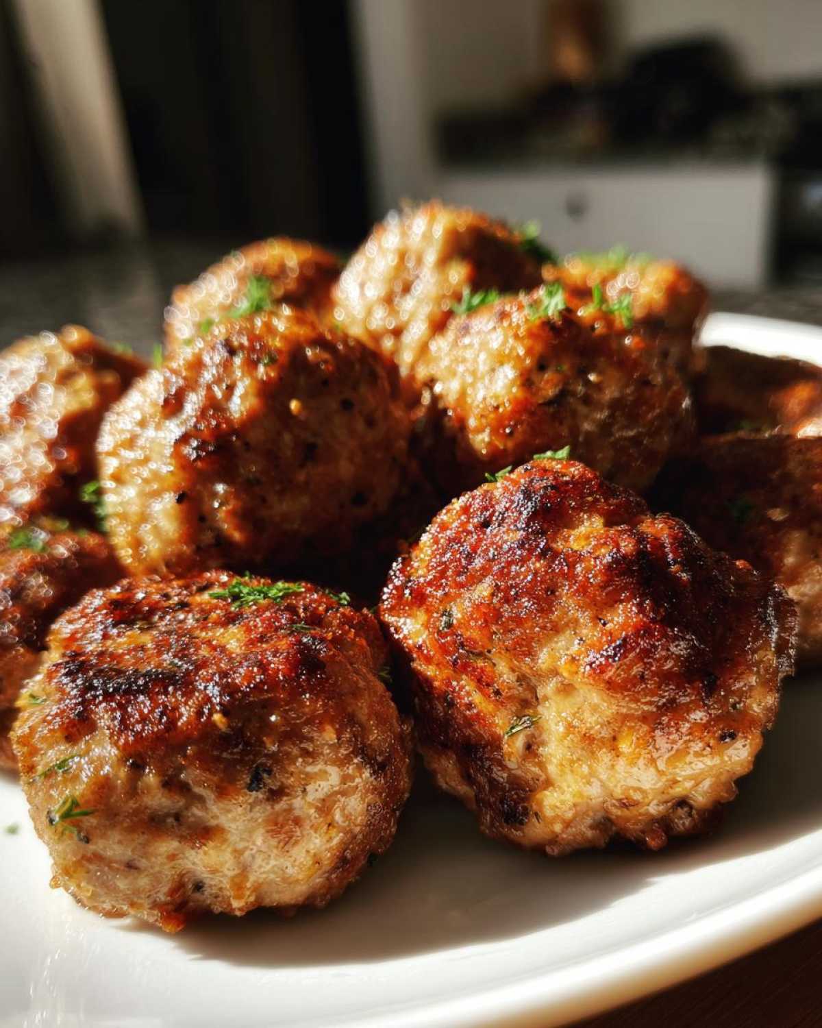 Air Fryer Turkey Meatballs - detail 1