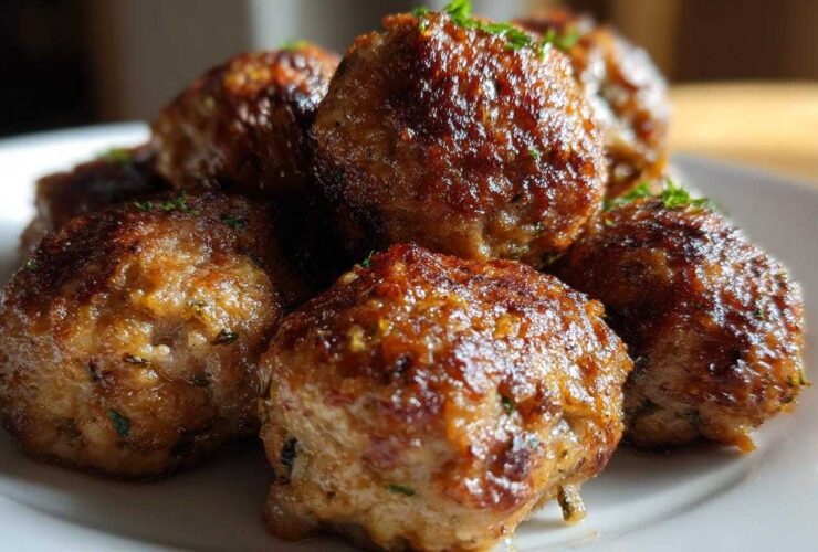 Air Fryer Turkey Meatballs