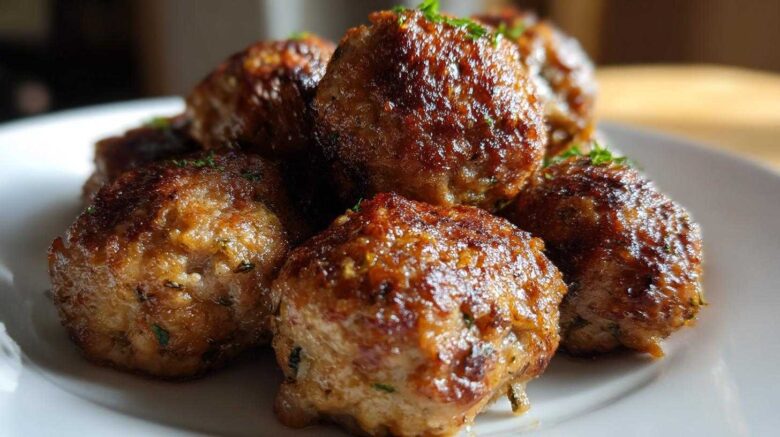 Air Fryer Turkey Meatballs