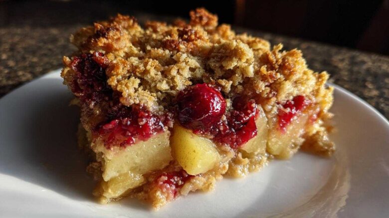 Apple Cranberry Crisp