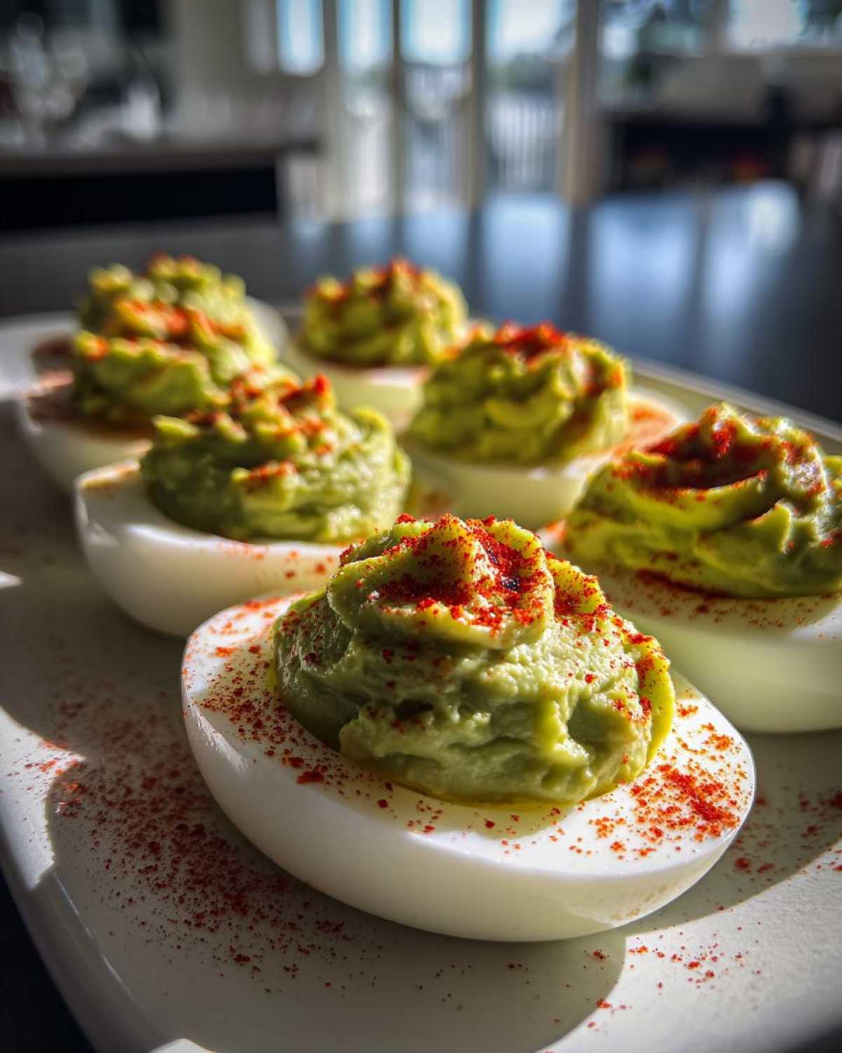 Avocado Deviled Eggs - detail 4
