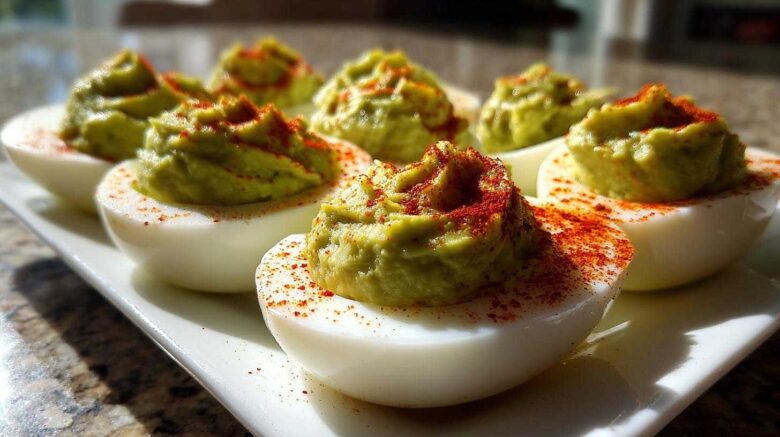 Avocado Deviled Eggs