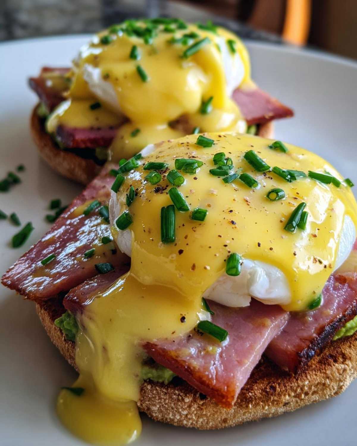 Avocado Eggs Benedict - detail 3
