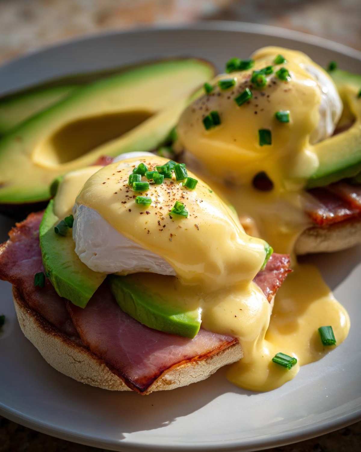 Avocado Eggs Benedict - detail 4
