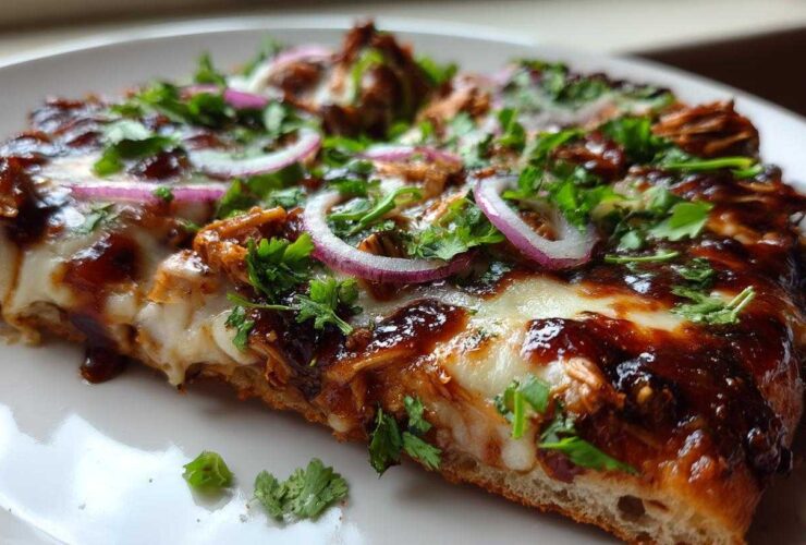 BBQ Chicken Flatbread Pizza