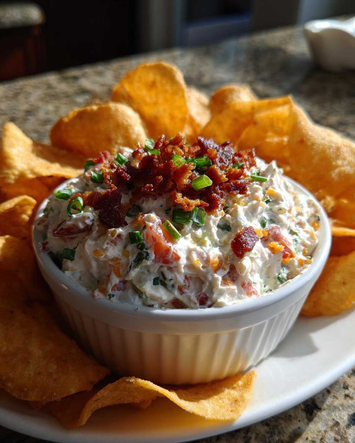 BLT Dip with Corn Chips - detail 4