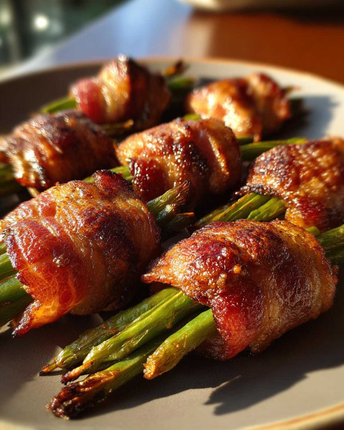 Bacon-Wrapped Green Bean Bundles - detail 2