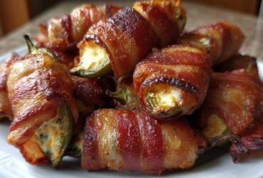 Bacon-Wrapped Jalapeño Poppers