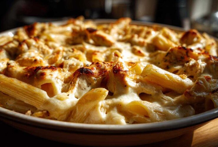 Baked Chicken Alfredo Ziti