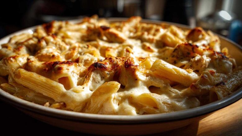 Baked Chicken Alfredo Ziti