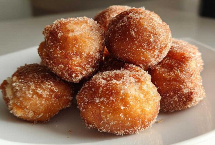 Baked Cinnamon Sugar Donut Holes