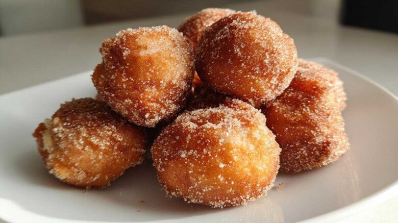 Baked Cinnamon Sugar Donut Holes