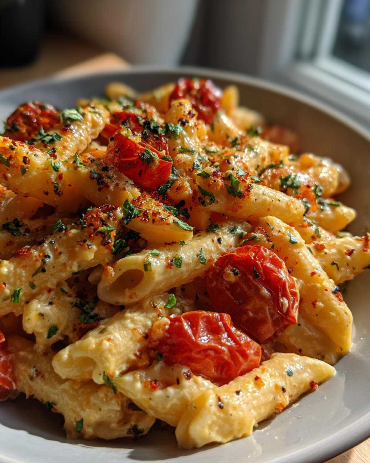 Baked Feta Pasta with Roasted Tomatoes - detail 2