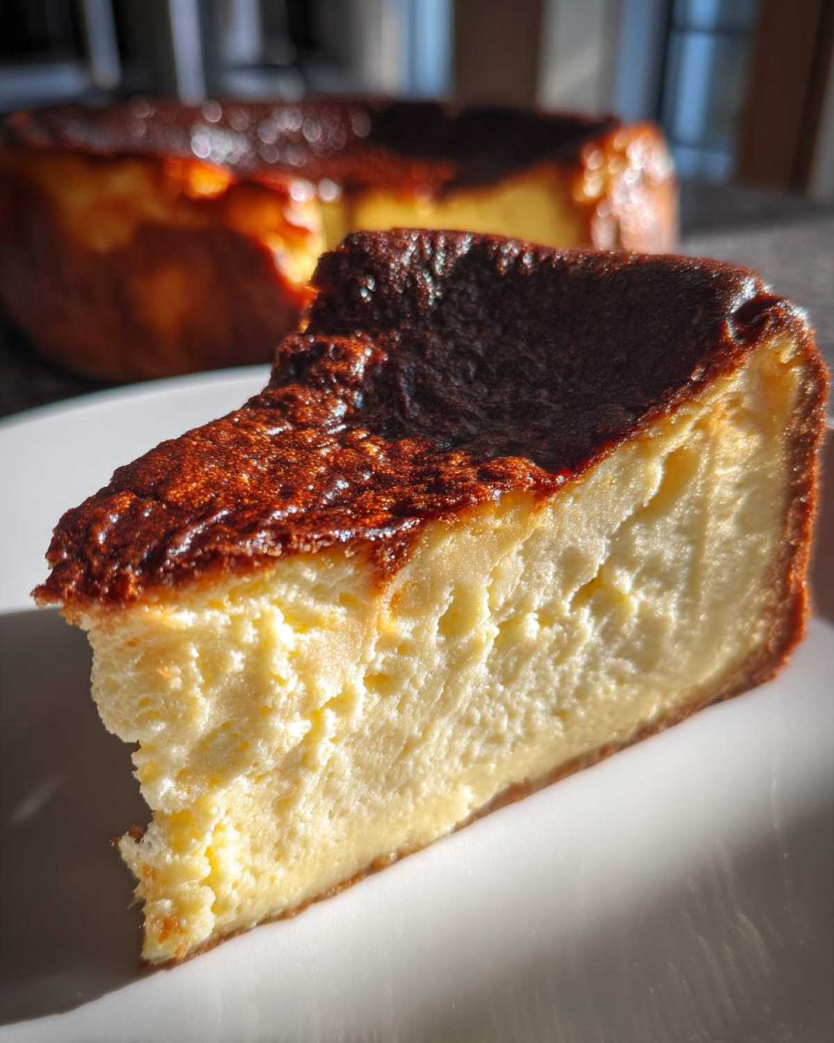 Basque Burnt Cheesecake - detail 1