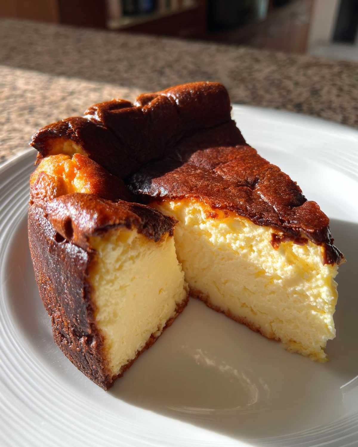 Basque Burnt Cheesecake - detail 2