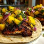 Blackened Fish Tacos with Mango Salsa