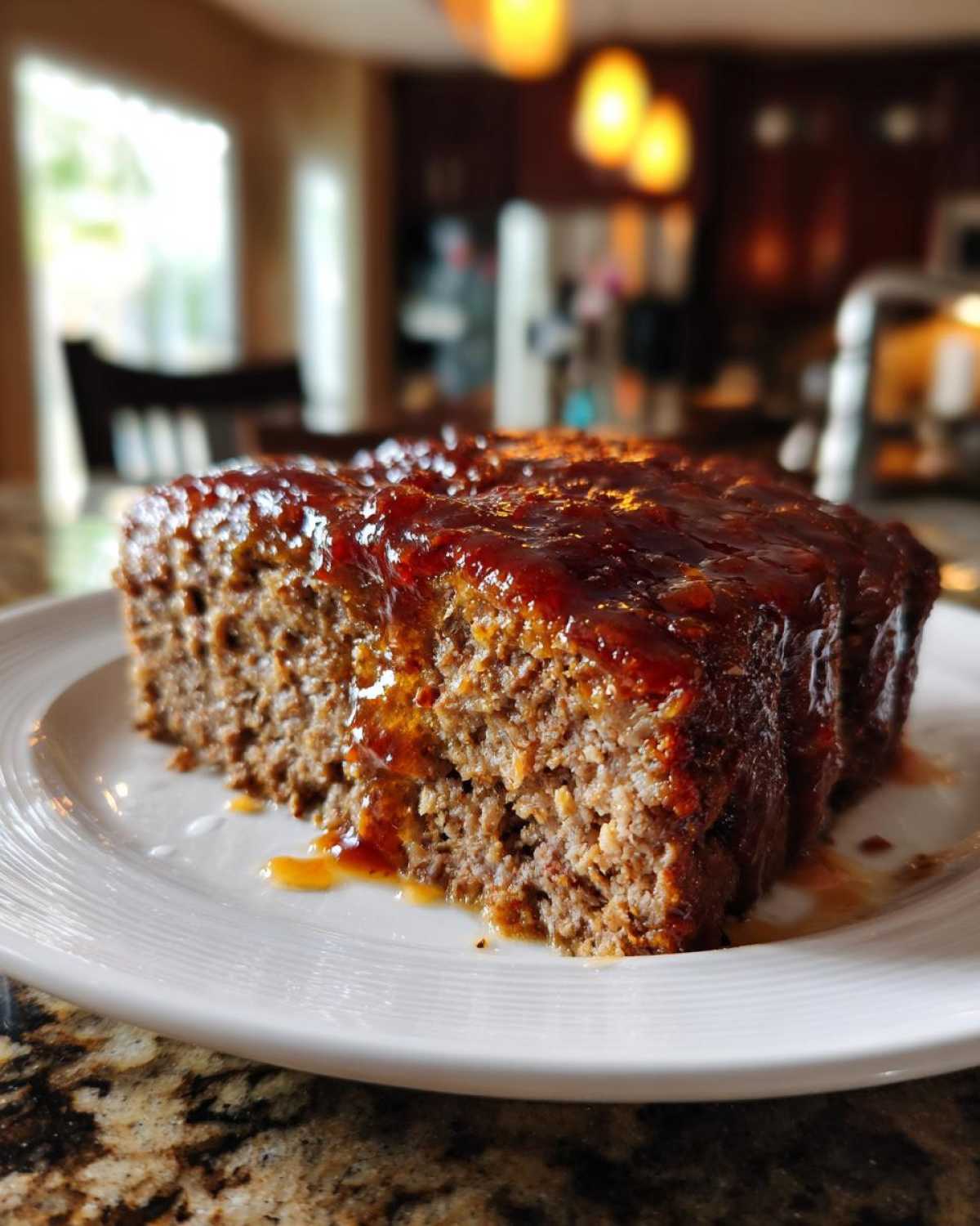 Bourbon Glazed Meatloaf - detail 2