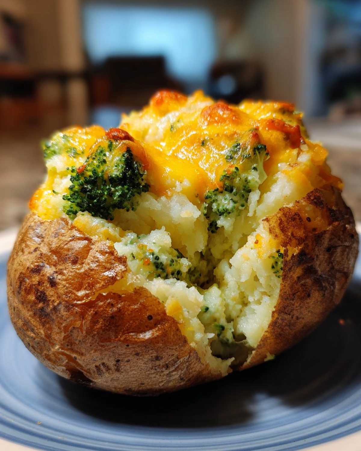 Broccoli Cheddar Stuffed Potatoes - detail 2
