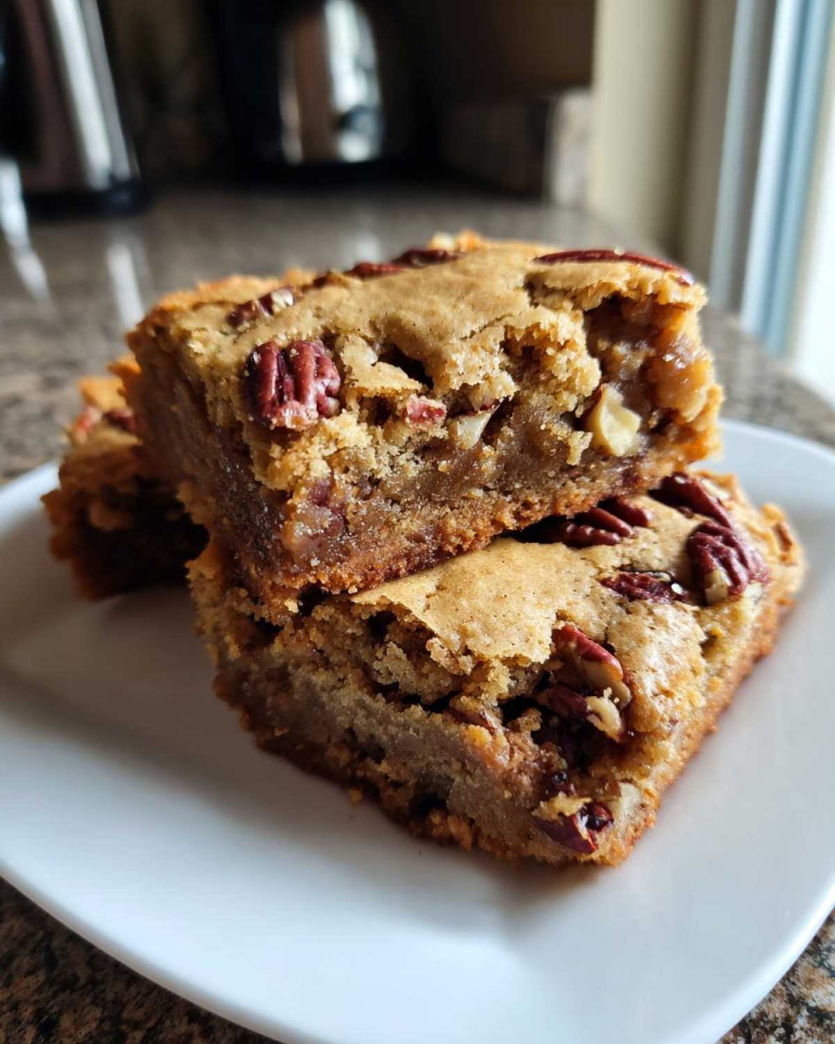 Brown Butter Pecan Blondies - detail 4