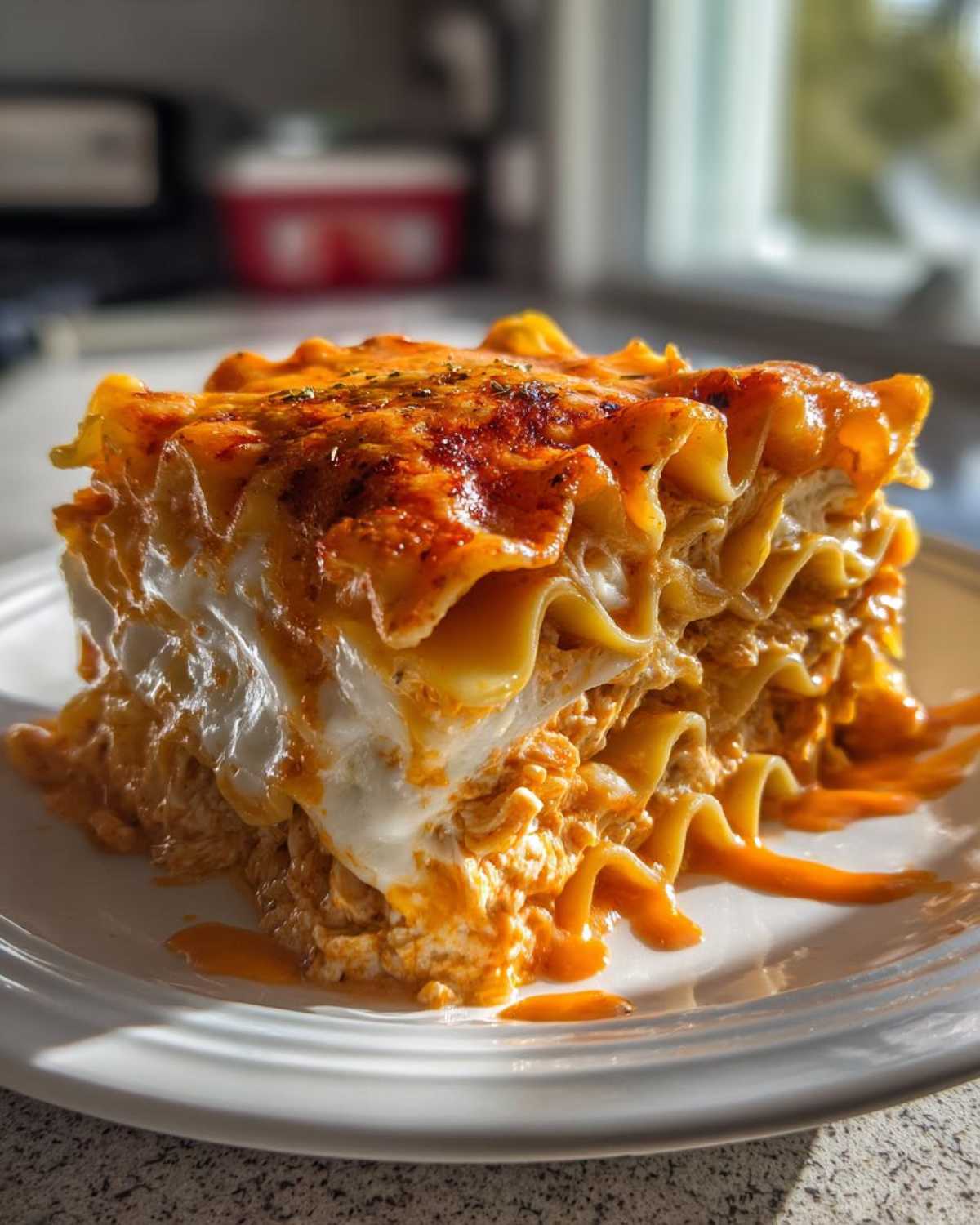 Buffalo Chicken Lasagna Roll-Ups - detail 1